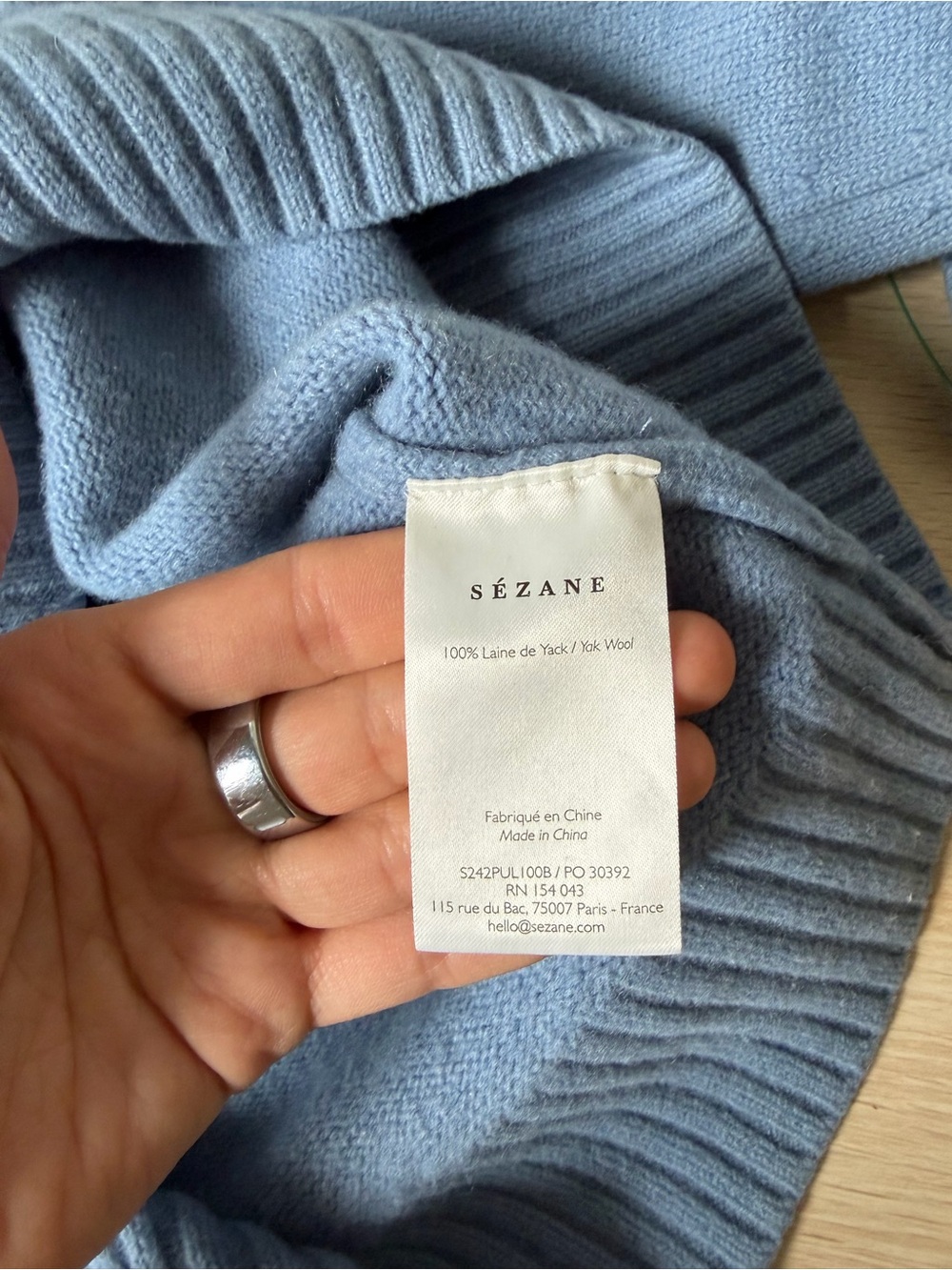 Sezane Maurice Jumper Medium - Picture 11 of 11